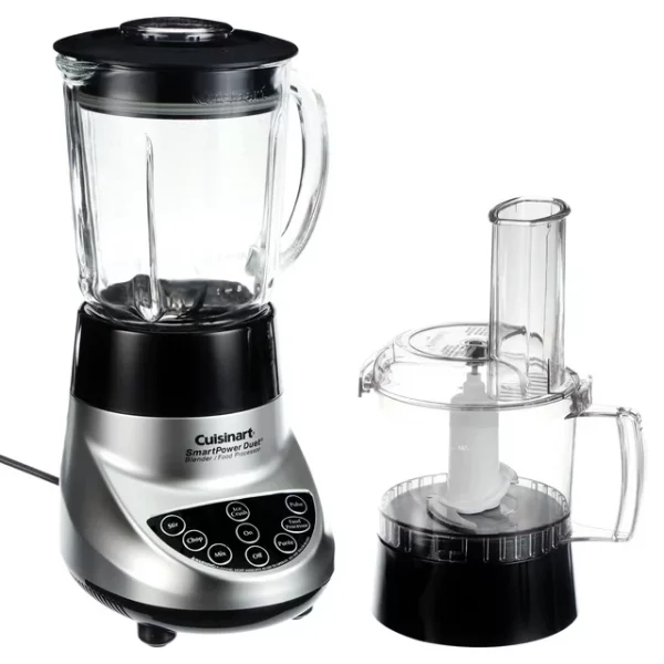 Cuisinart Smartpower Duet /Food Processor 7 Speed Blender Brushed Chrome (BFP-703BC)