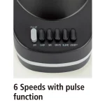 Mainstays 6-Speed Blender with 48 oz/1.5 L Pitcher, Black, New