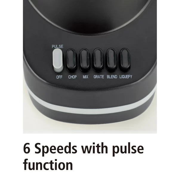 Mainstays 6-Speed Blender with 48 oz/1.5 L Pitcher, Black, New