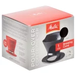 Melitta Pour-Over Filter Cone Coffeemaker - Black