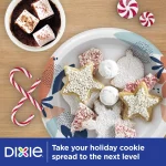 Dixie Disposable Paper Plates, Multicolor, 8.5 in, 100 Count