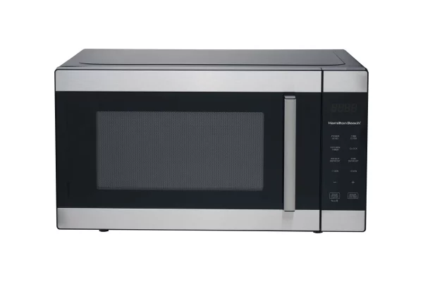 Hamilton Beach 1.6 Cu ft Sensor Cook Countertop Microwave Oven in Stainless Steel, New