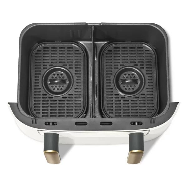 Beautiful 9QT TriZone Air Fryer, White Icing by Drew Barrymore