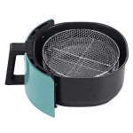GoWISE USA GW22954 7-Quart Electric Air Fryer with Dehydrator& 3 Stackable Racks, Digital Touchscreen with 8 Functions + Recipes, 7.0-Qt, Mint/Silver