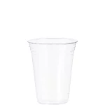 Solo Disposable Plastic Cups, Clear, 18oz, 25 Count