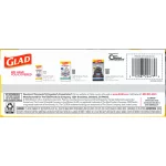 Glad ForceFlex MaxStrength with Clorox 13 Gallon Kitchen Trash Bags, Lemon Fresh Bleach, 20 Bags