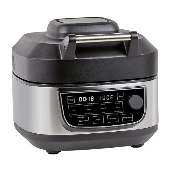 PowerXL Grill Air Fryer Combo Plus, Indoor Grill / Air Fryer, Stainless Steel