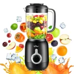 Bear 700W Professional Countertop Blender for Shakes and Smoothies with 40oz Blender Cup