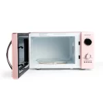 Nostalgia Retro 0.9 cu. ft. 800-Watt Countertop Microwave, Pink, New