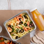 Aluminum Foil Pans with Lids -FOUKUS 9x13 Disposable Foil Pans with Covers - 10 Pack Food Containers Great for Baking, Cooking, Heating, Storing, Prepping Food