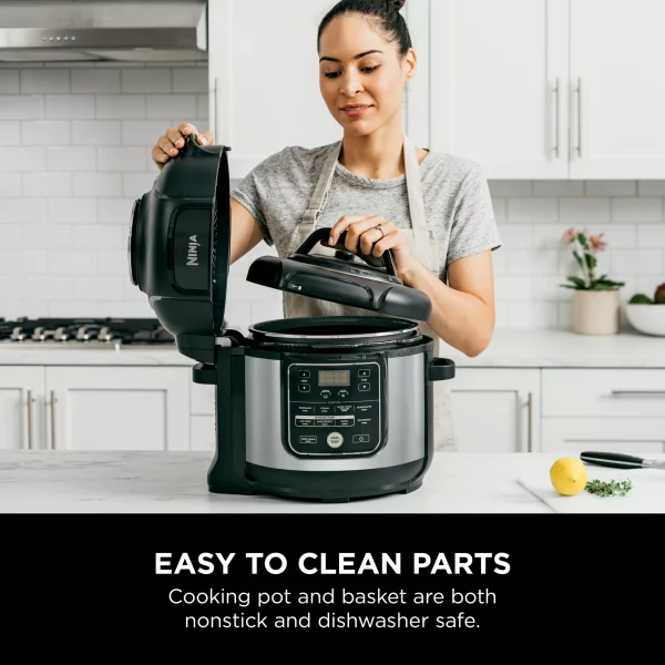 Ninja Foodi 10-in-1 8-Quart XL Pressure Cooker Air Fryer Multicooker, Stainless, OS400