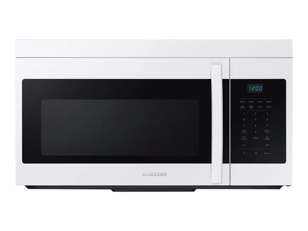 Samsung ME16A4021AW - Microwave oven - over-range - 1.6 cu. ft - 1000 W - white with built-in exhaust system