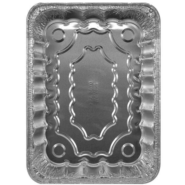 Handi-Foil Aluminum Giant Rectangular Lasagna Pan, 1 Count 13.5" x 9.63" x 2.75"