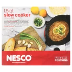 NESCO SC-150R Slow Cooker, 1.5 Quarts, Metallic Red