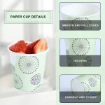 Lamosi Paper Cups Disposable Mouthwash Cups Small Cups 3 oz 300 Count