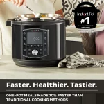 Instant Pot Pro 6-Quart Electric Pressure Cooker, 10-in-1 Slow Cooker, Rice/Grain Cooker, Steamer, Sauté, Sous Vide, Yogurt Maker, Sterilizer and Warmer