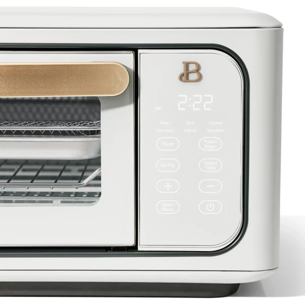 Beautiful Infrared Air Fry Toaster Oven, 9-Slice, 1800 W, White Icing by Drew Barrymore
