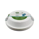 Great Value Compostable, Microwave Safe, Cut Resistent, Soak Resistant, Temperature Resistant, Disposable Paper Bowls, 34 oz, White, 16 Count