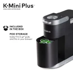 Keurig K-Mini Plus Single Serve K-Cup Pod Coffee Maker, Black