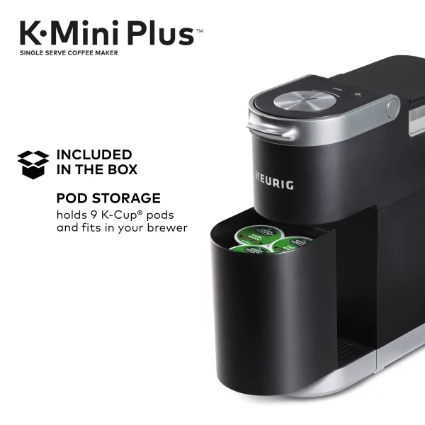 Keurig K-Mini Plus Single Serve K-Cup Pod Coffee Maker, Black