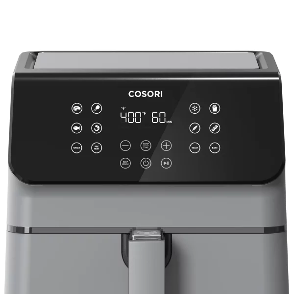 COSORI Pro II 5.8-Quart Smart Air Fryer, 12-in-1, Walmart Exclusive Bonus, Voice Control, Light Gray