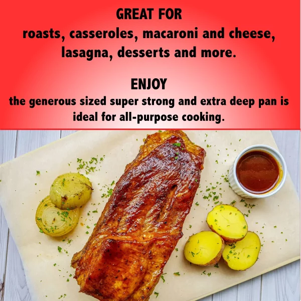 Handi-Foil Medium Aluminum Roaster Pan & Lid 1 Count