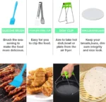 Lychee 12-Piece Air Fryer Accessory Set 3.8QT - 5.8QT