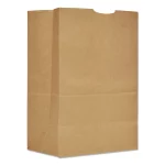 General #8 Paper Grocery Bag, 35lb White, Standard 6 1/8 x 4 1/6 x 12 7/16, 500 bags