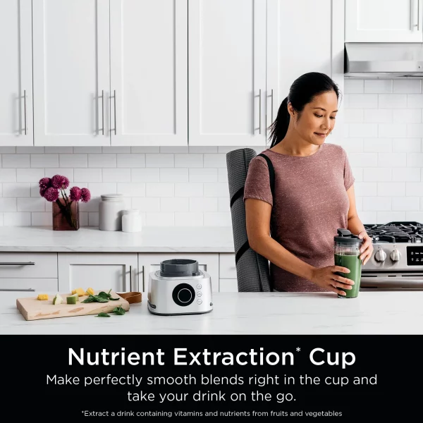 Ninja Foodi 72 oz Power Blender Ultimate System 1200 W, Silver, SS400