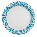 Great Value Ultra Disposable Paper Dinner Plates, White, 10 inch, 100 Plates, Patterned