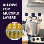 Impresa Products 11-inch Stainless Steel Pressure Cooker Canner Rack / Canning Rack - Set of 2