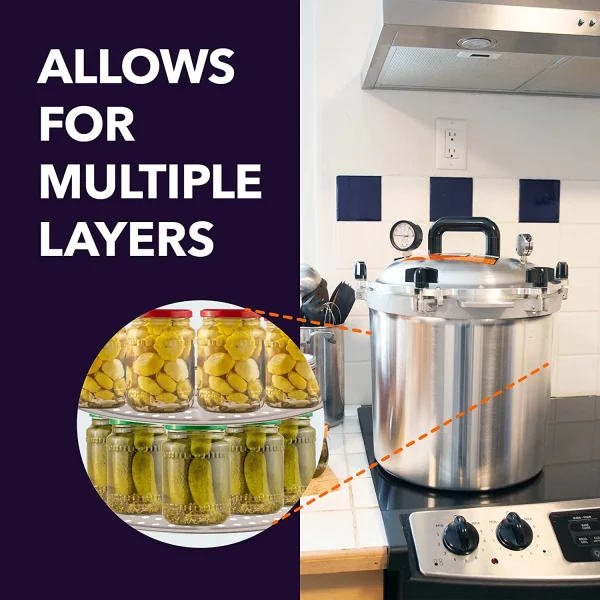 Impresa Products 11-inch Stainless Steel Pressure Cooker Canner Rack / Canning Rack - Set of 2