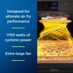 Oster Digital RapidCrisp™ Air Fryer Oven, 9-Function Countertop Oven with Convection