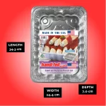 Handi-Foil Aluminum Foil Giant All Purpose Pan with Lid, 1 Count 13.5" x 9.625" x 2.75"