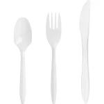 Genuine Joe Medium-Weight Cutlery Plastic Spoons, 1000 Pack, GJO20002