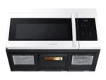 Samsung ME16A4021AW - Microwave oven - over-range - 1.6 cu. ft - 1000 W - white with built-in exhaust system