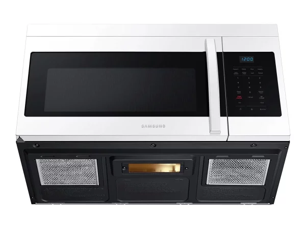 Samsung ME16A4021AW - Microwave oven - over-range - 1.6 cu. ft - 1000 W - white with built-in exhaust system