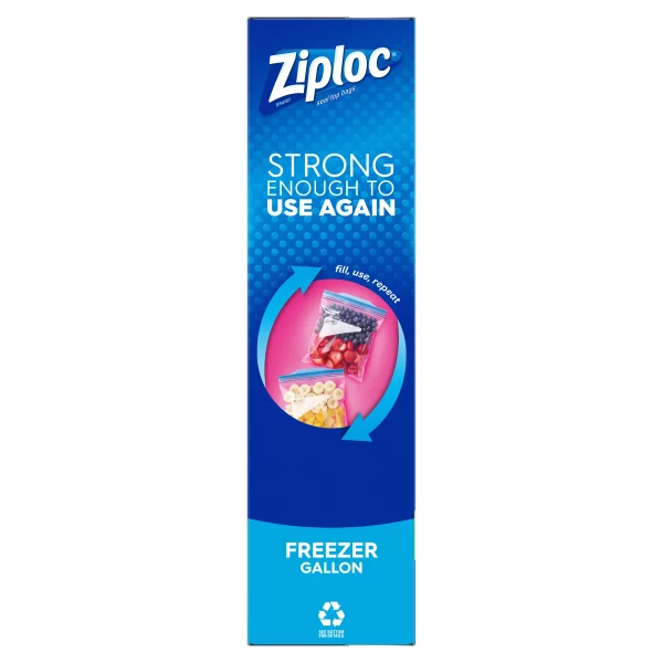 Ziploc® Brand Freezer Bags, Gallon, 28 Count