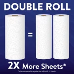 Great Value Ultra Strong Paper Towels, White, 6 Double Rolls