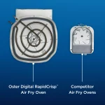 Oster Digital RapidCrisp™ Air Fryer Oven, 9-Function Countertop Oven with Convection