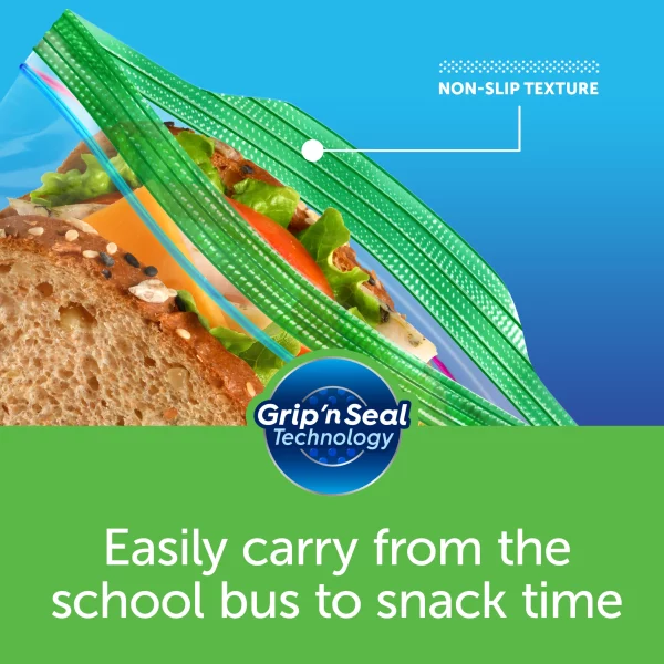 Ziploc® Brand Sandwich Bags, Plastic Sandwich Bags, 90 Count