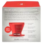 Melitta Pour-Over Filter Cone Coffeemaker - Black