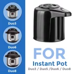 Steam Release Valve, 2Pcs Instant Pot Valve for Instant Pot Duo/Duo Plus 3, 5, 6, 8 Quart, Replacement Pressure Cooker Accessories