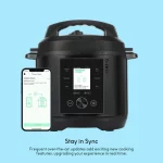 CHEF iQ 6 Qt Multi-Functional WIFI Smart Pressure Cooker, Multi-Function, Black