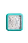 Fancy Panz Plastic 8" x 8" Aqua Foil Pan Carrier 1pk