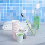 Lamosi Everyday Mouthwash Cups Disposable Paper Cups Small Cups, 3 oz, 300 Count