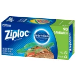 Ziploc® Brand Sandwich Bags, Plastic Sandwich Bags, 90 Count