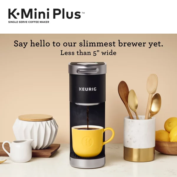 Keurig K-Mini Plus Single Serve K-Cup Pod Coffee Maker, Black