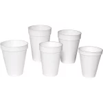 Genuine Joe Foam Hot, Cold Drink Cups, 12 fl oz, 1000 per Carton, GJO58552