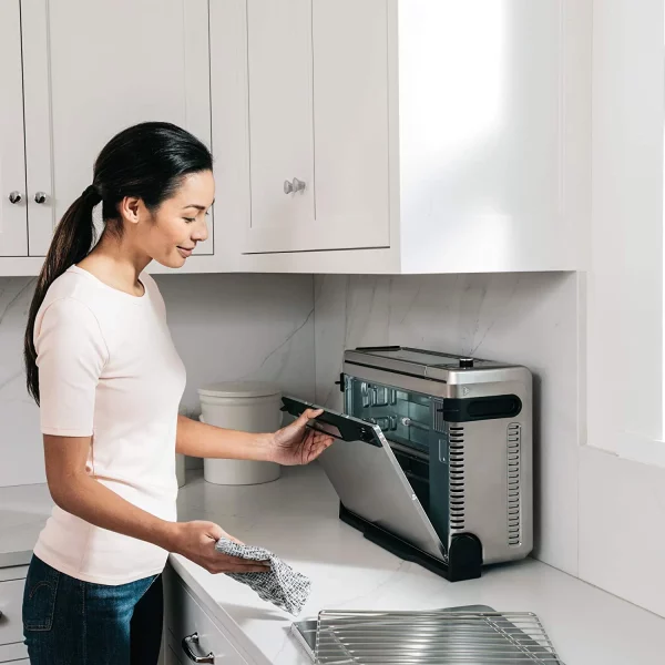 Restored Ninja Foodi FT102CO Digital Fry, Convection Oven, Toaster, Air Fryer, with XL Capacity (Stainless Steel)- (Refurbished)